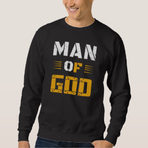 Mannen Mannen Man van God Christelijk Vaderdag Trui