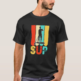 Mannen Mannen Opstand opzadelen met surfer surfend T-shirt