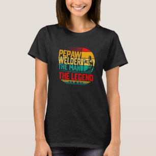 Mannen Mannen Pepaw Lasser Het Man De Legende T-shirt