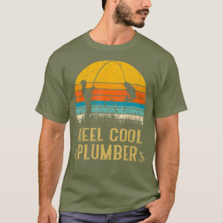 Mannen Mannen spoelkoek Plumber vis Vist T-shirt
