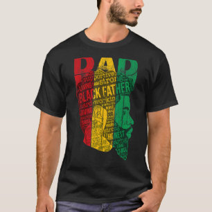 Mannen Mannen Sterk Zwart Papa Koning Afrikaans Am T-shirt