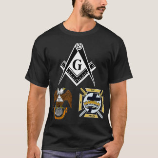 Mannen Mason Scottish York Rite T Masonic T-shirt
