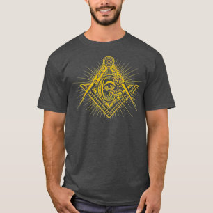 Mannen Masonic Freemason Giften for Men Square and T-shirt