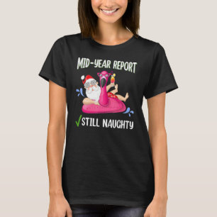 Mannen medio jaar melden kerstmis in juli t-shirt