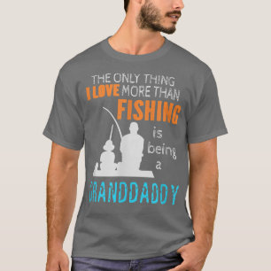 Mannen Meer dan liefde Vist grootvader Special Gra T-shirt