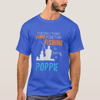 Mannen meer dan liefde Vist Poppie Special Grandpa T-shirt