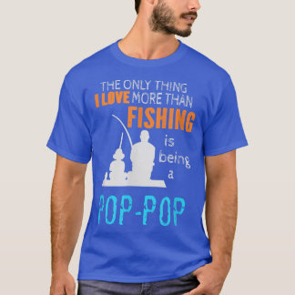 Mannen meer dan liefde Vist Poppop Special Grandpa T-shirt