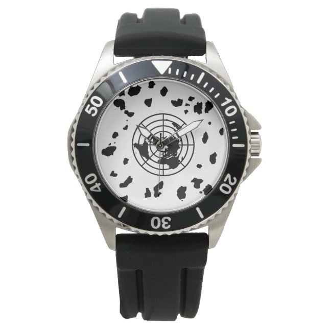 MANNEN MEER LAND #GLOBEXIT HORLOGE (Voorkant)
