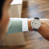 Mannen Mekka Kaart Monogram Horloge – Eid Gift