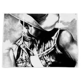 Mannen Mestculine Manly Cool Cowboy Charcoal Drawi Groot Cadeauzakje