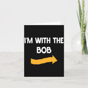 Mannen Met Bob Halloween Kostuum Grappige Koppels Kaart