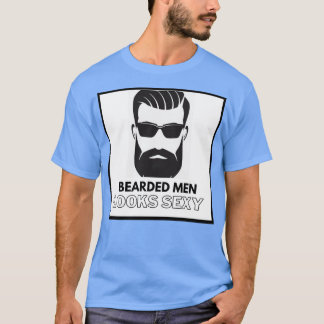 Mannen met een brede rand t-shirt