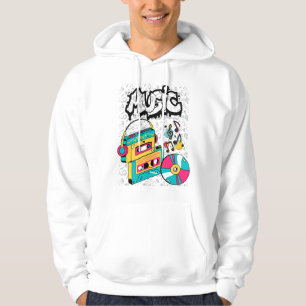 Mannen met een gehamerd sweatshirt
