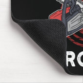 Mannen met houtwaren muismat (Hoek)