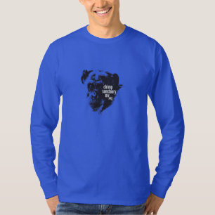 Mannen met lange hoes/unisex Chimp Sanctuary NW Sh T-shirt
