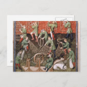 Mannen met netten briefkaart (Voorkant / Achterkant)