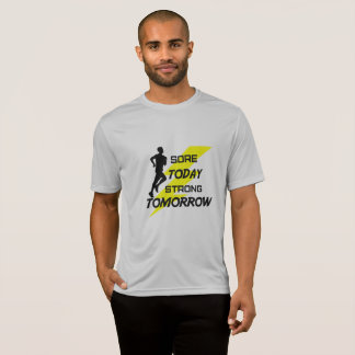 Mannen met T-shirt: Sore Today Sterke Tomorrow T-shirt