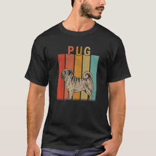 Mannen met verdoofd tandvlees Vrouwen Kind Pug Dog T-shirt