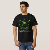 Mannen met zwarte dekking TShirt (Voorkant volledig)