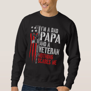 Mannen mier pap papa en veteraan grote opa Hero Trui