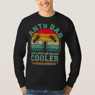 Mannen mieren vader als een gewone vader, maar koe t-shirt