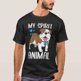 Mannen Mijn dikke hond Ik hou van papa Heart Val T-shirt