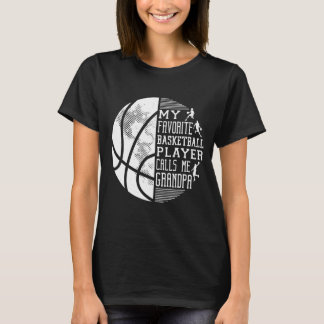 Mannen Mijn favoriete Basketbalspeler roept me op  T-shirt