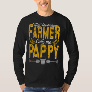 Mannen mijn favoriete boer noemt me pap voor appy  t-shirt