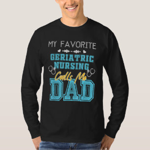 Mannen mijn favoriete kinderverzorging roept me pa t-shirt