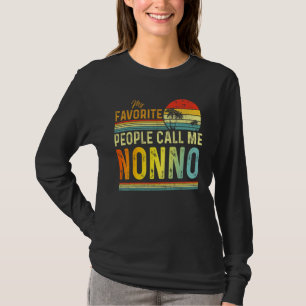Mannen mijn favoriete mensen noemen me nonno papa t-shirt