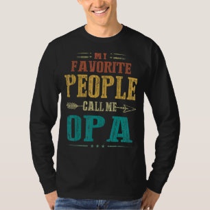 Mannen mijn favoriete mensen noemen me pap papa gr t-shirt