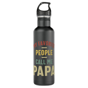 Mannen Mijn favoriete mensen noemen me Papa Gift Waterfles