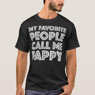 Mannen Mijn favoriete mensen noemen me Pappy vader T-shirt