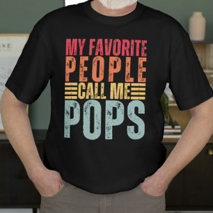Mannen mijn favoriete mensen noemen me Poppen grap T-shirt