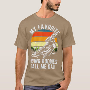 Mannen mijn favoriete Ridderende Boeddies noemen m T-shirt
