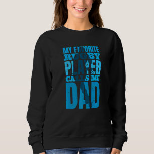 Mannen Mijn Favoriete Rugby Speler Noemt Me Papa R Trui