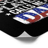 Mannen Mijn favoriete Veldhakkeyspeler roept me pa Poster (Hoek)