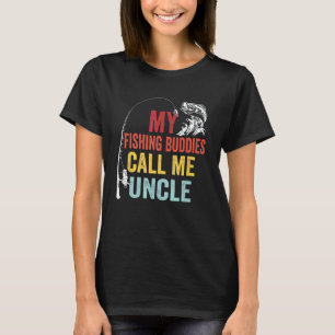 Mannen Mijn favoriete visvrienden noemen me Oom Vi T-shirt