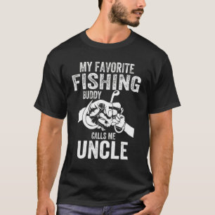 Mannen Mijn favoriete visvrienden noemen me Oom Vi T-shirt