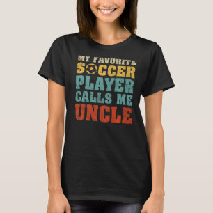 Mannen mijn favoriete voetballer roept me oom Fath T-shirt