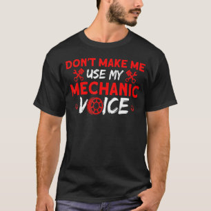 Mannen Mijn Mechanische Auto T-shirt
