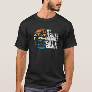 Mannen Mijn Visvrienden Noemen Me Opa Visser F T-shirt