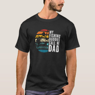 Mannen Mijn Visvrienden Noemen Me Vader Visser Vad T-shirt