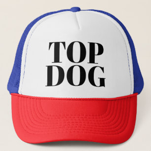 Mannen Mode Funny Novelty Baseball TOP DOG Trucker Pet