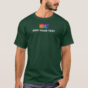Mannen Moderne bovenste T-shirts Voeg uw Logo toe
