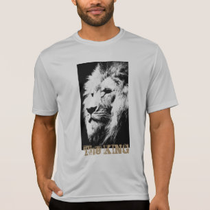 Mannen moderne sport-Tek T Shirten Modern Lion Fac T-shirt
