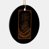 Mannen modulaire Synthesizer tarotkaart Funny Synt Keramisch Ornament (Rechts)