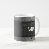 Mannen Monogram Cool Executive Gift Koffiemok (Voorkant rechts)