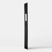 Mannen Monogram Modern Black Textielpatroon afdruk Case-Mate iPhone Case (Achterkant / Rechts)