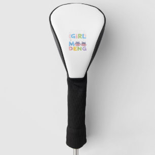 Mannen MooDeng gewoon een meisje dat van Moo Deng  Golfheadcover